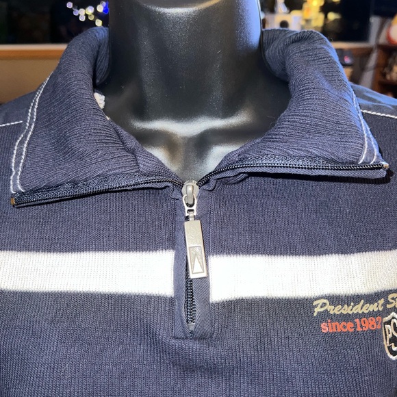 President Stone 1/4 Zip Sweater - Picture 2 of 7